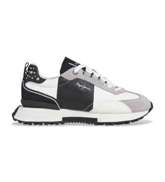 Pepe Jeans Sapatos Archer Court em pele cinzenta