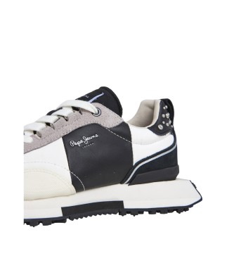 Pepe Jeans Sapatos Archer Court em pele cinzenta