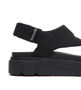 Timberland Greyfield Črne sandale s povratnim trakom