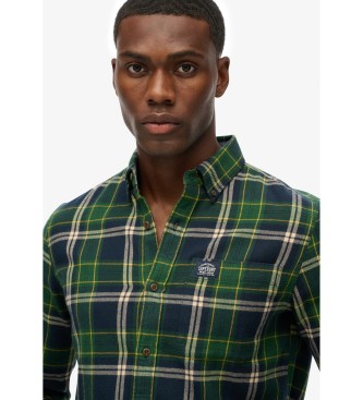 Superdry Gr�nes Holzf�llerhemd