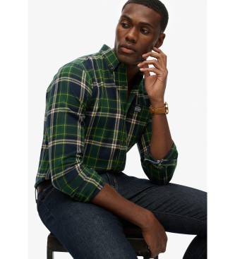 Superdry Gr�nes Holzf�llerhemd