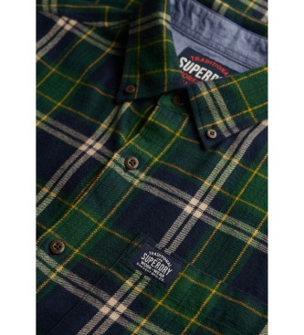 Superdry Gr�nes Holzf�llerhemd