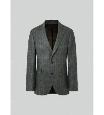 Hackett London Blazer Green Cash Tattersal