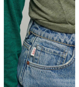 Superdry Blue wide leg jeans