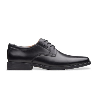 Clarks Zapatos de piel Tilden Plain negro