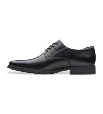 Clarks Zapatos de piel Tilden Plain negro