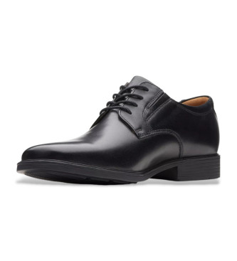 Clarks Zapatos de piel Tilden Plain negro