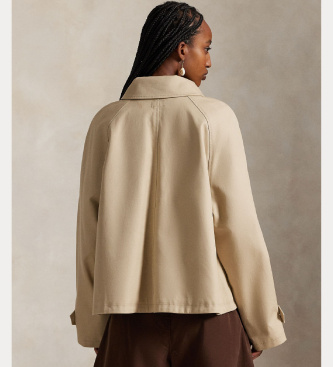 Polo Ralph Lauren Chaqueta de sarga de algodón beige