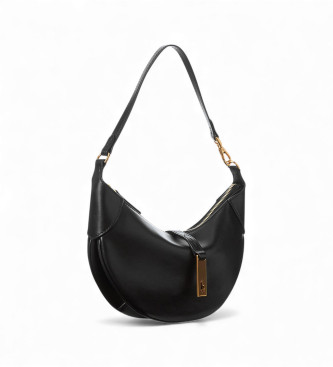 Polo Ralph Lauren Polo ID Mini Shoulder taske i sort læder