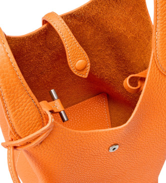 Polo Ralph Lauren Borsa tote e a tracolla Polo Play in pelle arancione