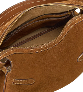 Polo Ralph Lauren Brun ruskind Polo ID Satchel taske