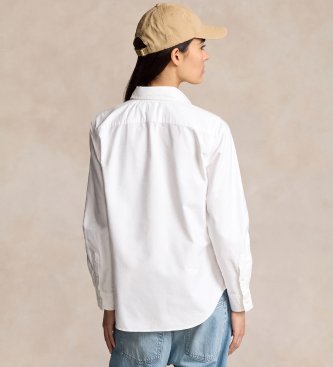 Polo Ralph Lauren Ozka srajca oxford bele barve