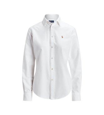 Polo Ralph Lauren Ozka srajca oxford bele barve