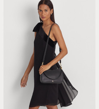 Lauren Ralph Lauren Bolso Danni mediano cruzado de piel negro