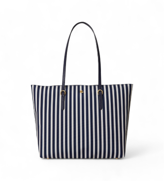 Lauren Ralph Lauren Bolso tote Keaton mediano de nailon marino