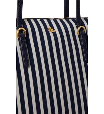 Lauren Ralph Lauren Bolso tote Keaton mediano de nailon marino