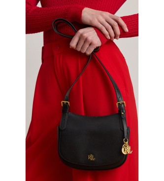 Lauren Ralph Lauren Bolso cruzado Marcy mediano de piel negro
