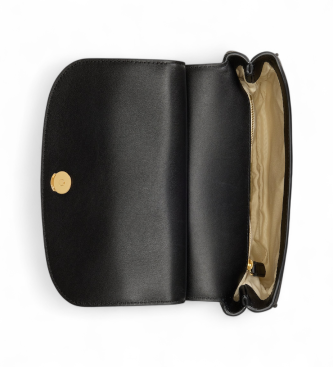 Lauren Ralph Lauren Bolso cruzado Marcy mediano de piel negro