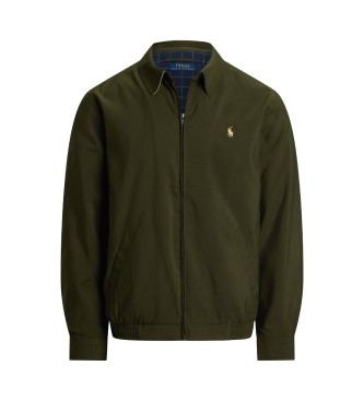 Polo Ralph Lauren Giacca in twill verde scuro con doppio tassello
