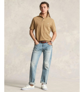 Lauren Ralph Lauren O icónico pólo em piqué castanho