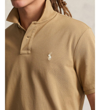Lauren Ralph Lauren O icónico pólo em piqué castanho