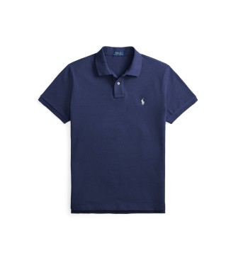 Lauren Ralph Lauren O icónico polo em piqué azul-marinho