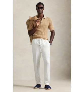 Lauren Ralph Lauren Leinenhose Slim Tapered Fit wei�