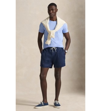 Polo Ralph Lauren Pletena majica Slim Fit po meri modra