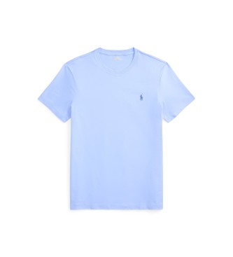 Polo Ralph Lauren Pletena majica Slim Fit po meri modra