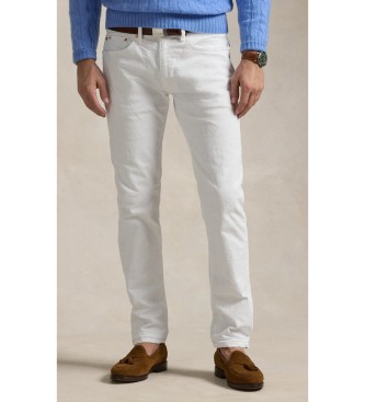 Polo Ralph Lauren Cal�as de ganga Sullivan Slim Fit branco el�stico