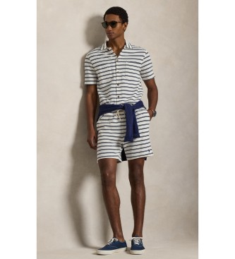 Polo Ralph Lauren Camisa de punto y pointelle con rayas blanco, marino