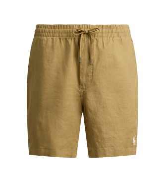 Polo Ralph Lauren Shorts prepster beige linen polo shirt