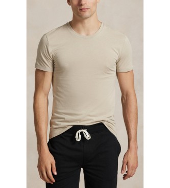 Polo Ralph Lauren Set med 3 t-shirts med rund hals svart, beige, grå