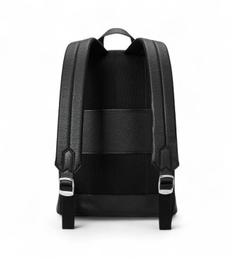 Polo Ralph Lauren Black grained leather backpack