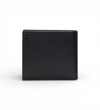 Polo Ralph Lauren Portafoglio in pelle nera martellata