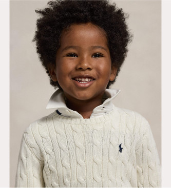 Polo Ralph Lauren Camisola de algodão em ponto de tranças