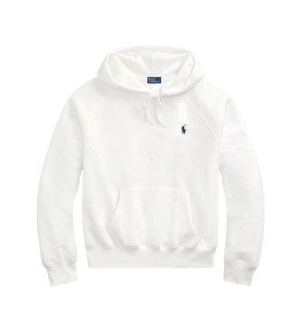 Polo Ralph Lauren Shrunken Fit fleecetröja vit