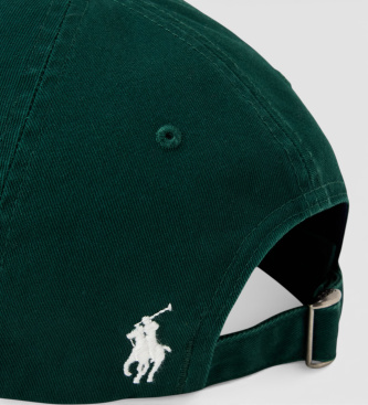 Polo Ralph Lauren Gorra Wimbledon de sarga con bordado verde
