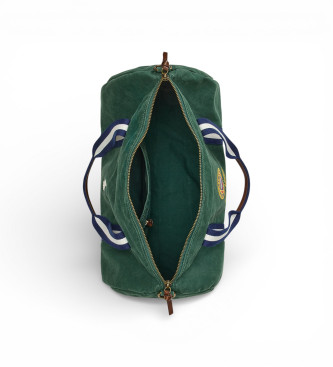 Polo Ralph Lauren Borsa da viaggio Wimbledon in tela verde