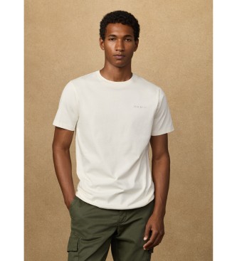 Hackett London T-shirt avec logo classic fit blanc