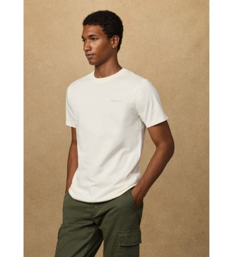 Hackett London T-shirt avec logo classic fit blanc