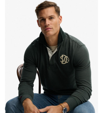 Superdry Polo Vintage Athletic Rugby verde