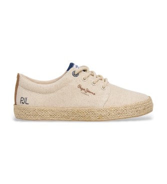 Pepe Jeans Brady Day beige tr�ningsskor