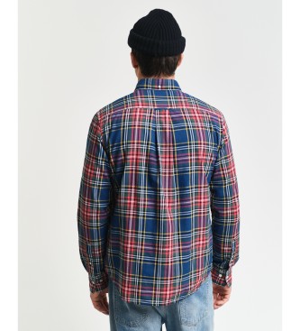 Gant Camisa a�il de cuadros Regular Fit azul