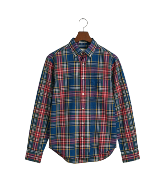 Gant Camisa a�il de cuadros Regular Fit azul