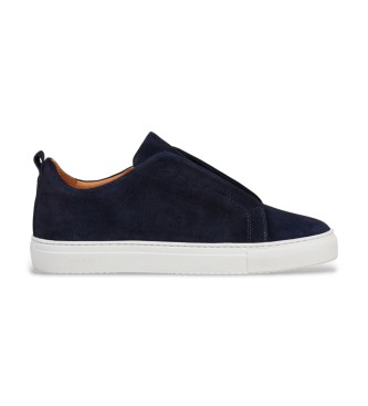 Hackett London Vision Leren Sneakers navy