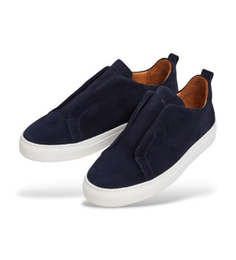 Hackett London Vision Leren Sneakers navy