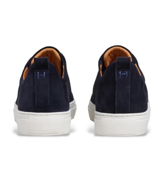 Hackett London Vision Leren Sneakers navy