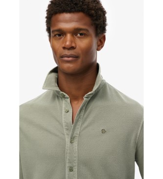 Superdry Vintage slidt gr�n skjorte