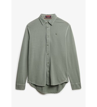 Superdry Vintage slidt gr�n skjorte